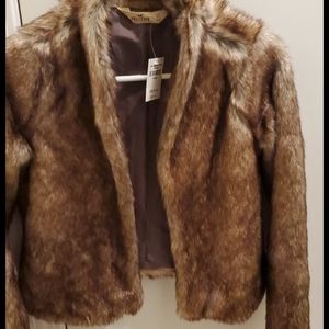 Hollister fur jacket